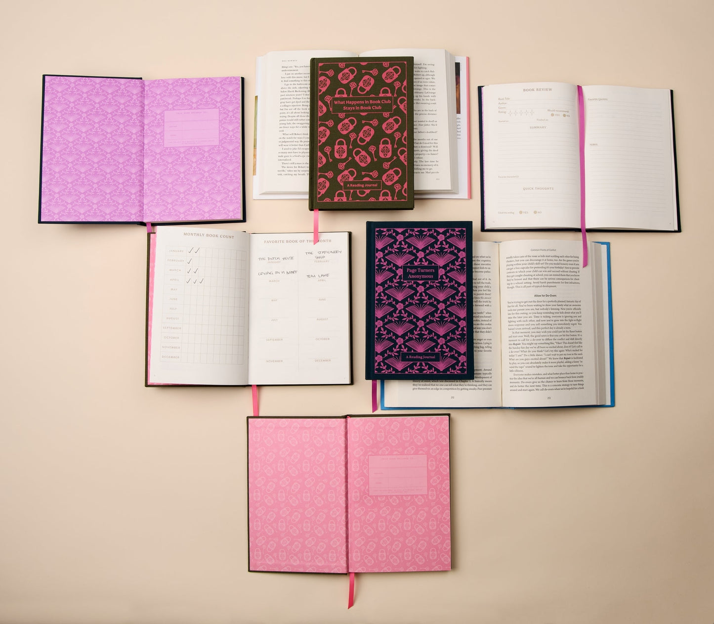 Designworks Ink Self Help Reading Journal - Page Turners Anonymous