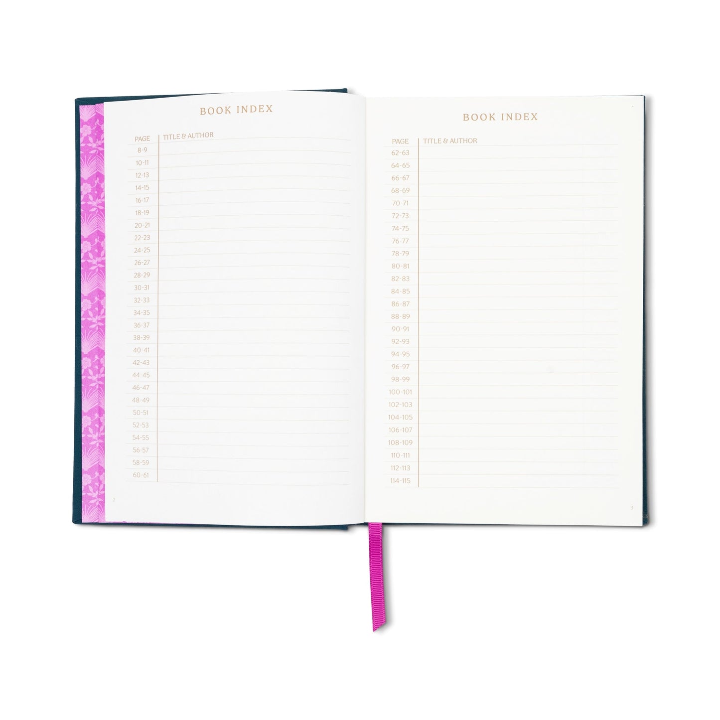 Designworks Ink Self Help Reading Journal - Page Turners Anonymous