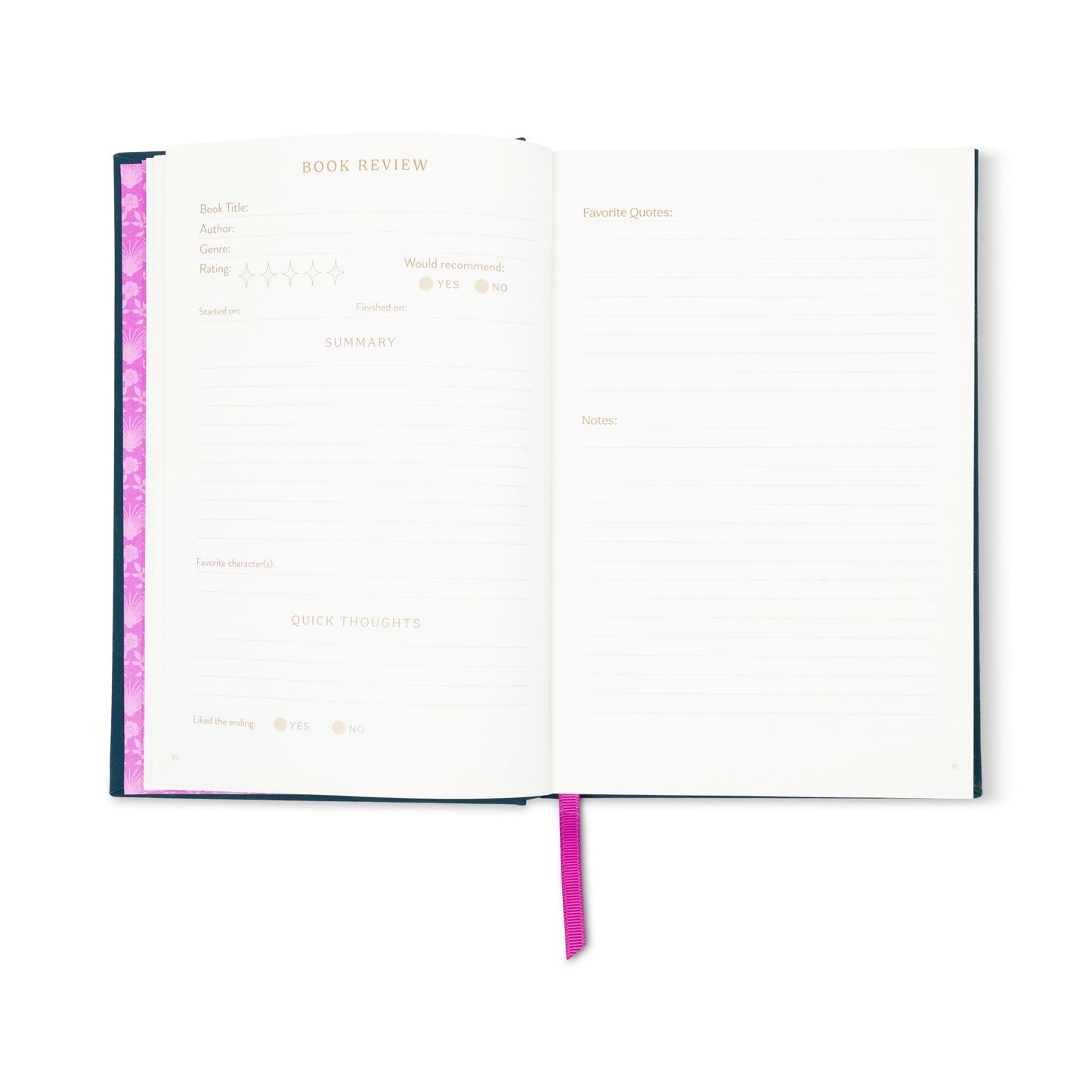 Designworks Ink Self Help Reading Journal - Page Turners Anonymous