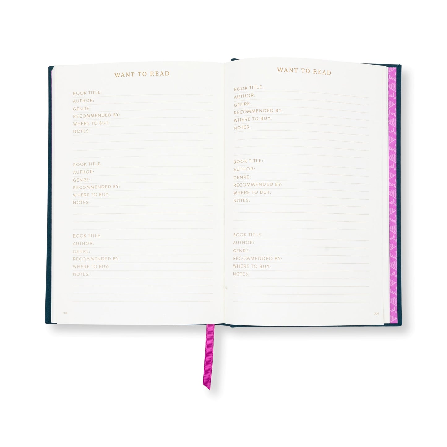 Designworks Ink Self Help Reading Journal - Page Turners Anonymous
