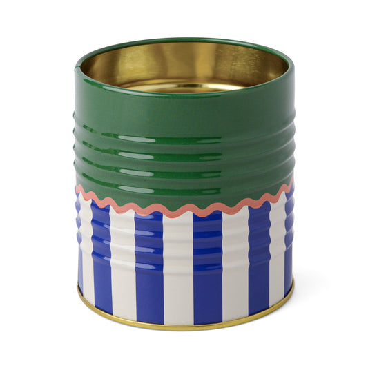 A Dopo Solid & Striped Storage Tin
