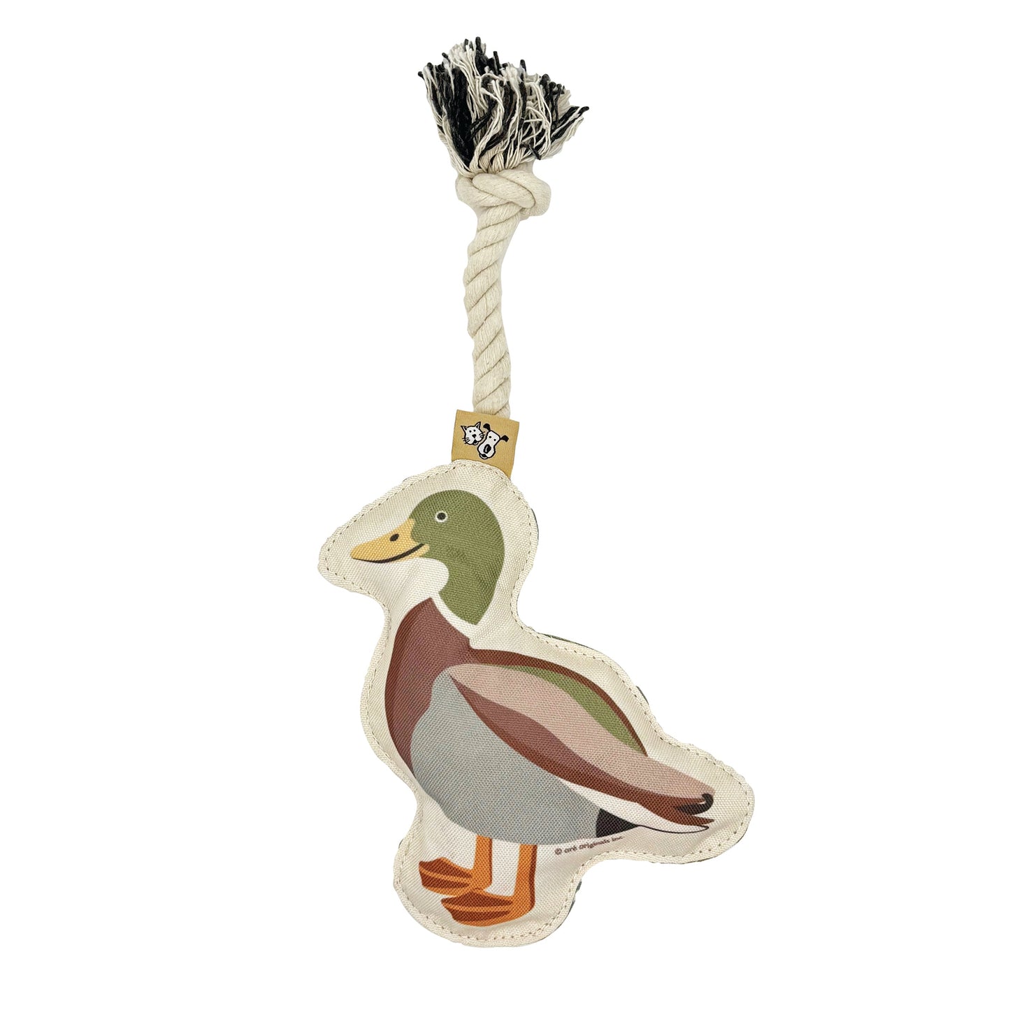 Speckle & Spot Pet Rope Toy - Mallard Duck
