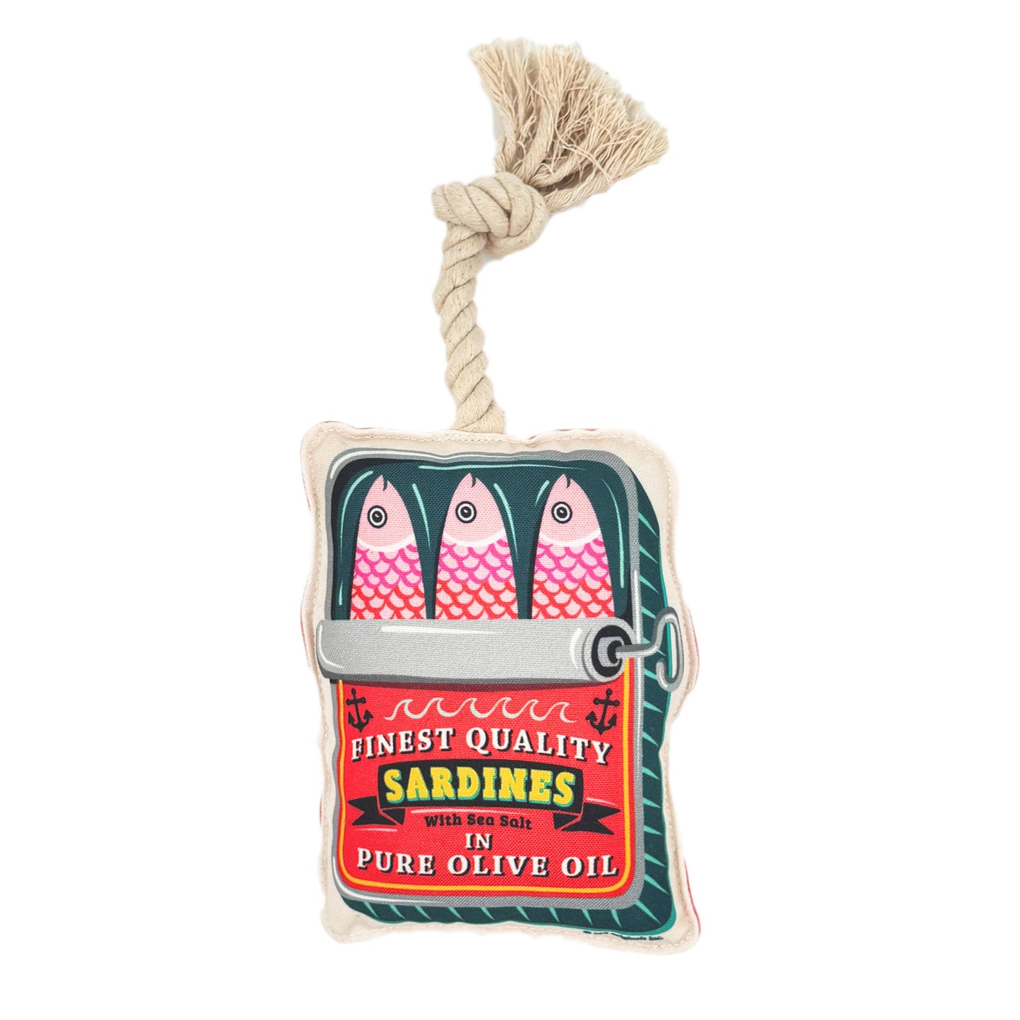 Speckle & Spot Pet Rope Toy - Sardines