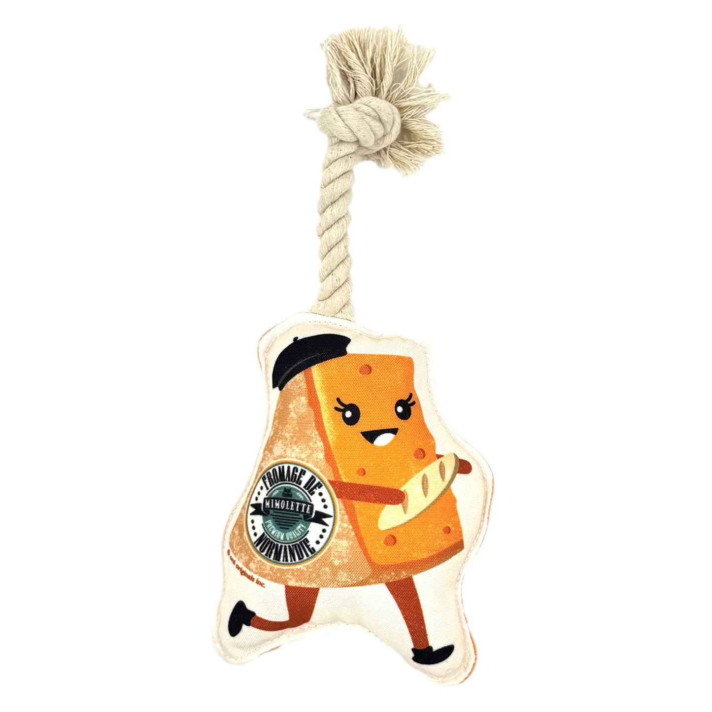 Speckle & Spot Pet Rope Toy - Cheese