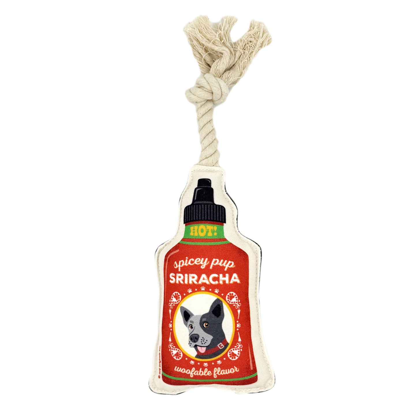 Speckle & Spot Pet Rope Toy - Hot Sauce