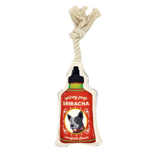 Speckle & Spot Pet Rope Toy - Hot Sauce