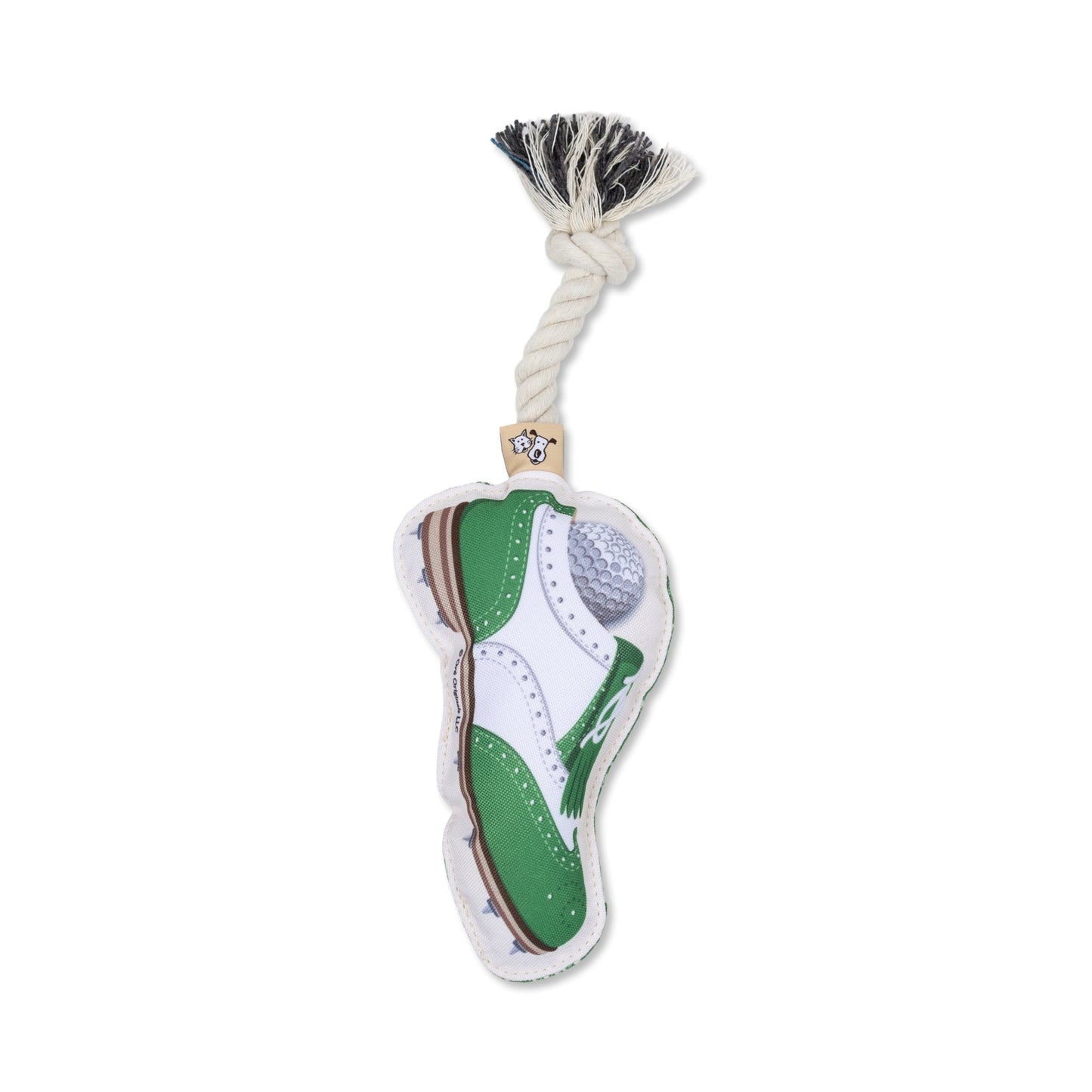 Speckle & Spot Pet Rope Toy - Golf Shoe