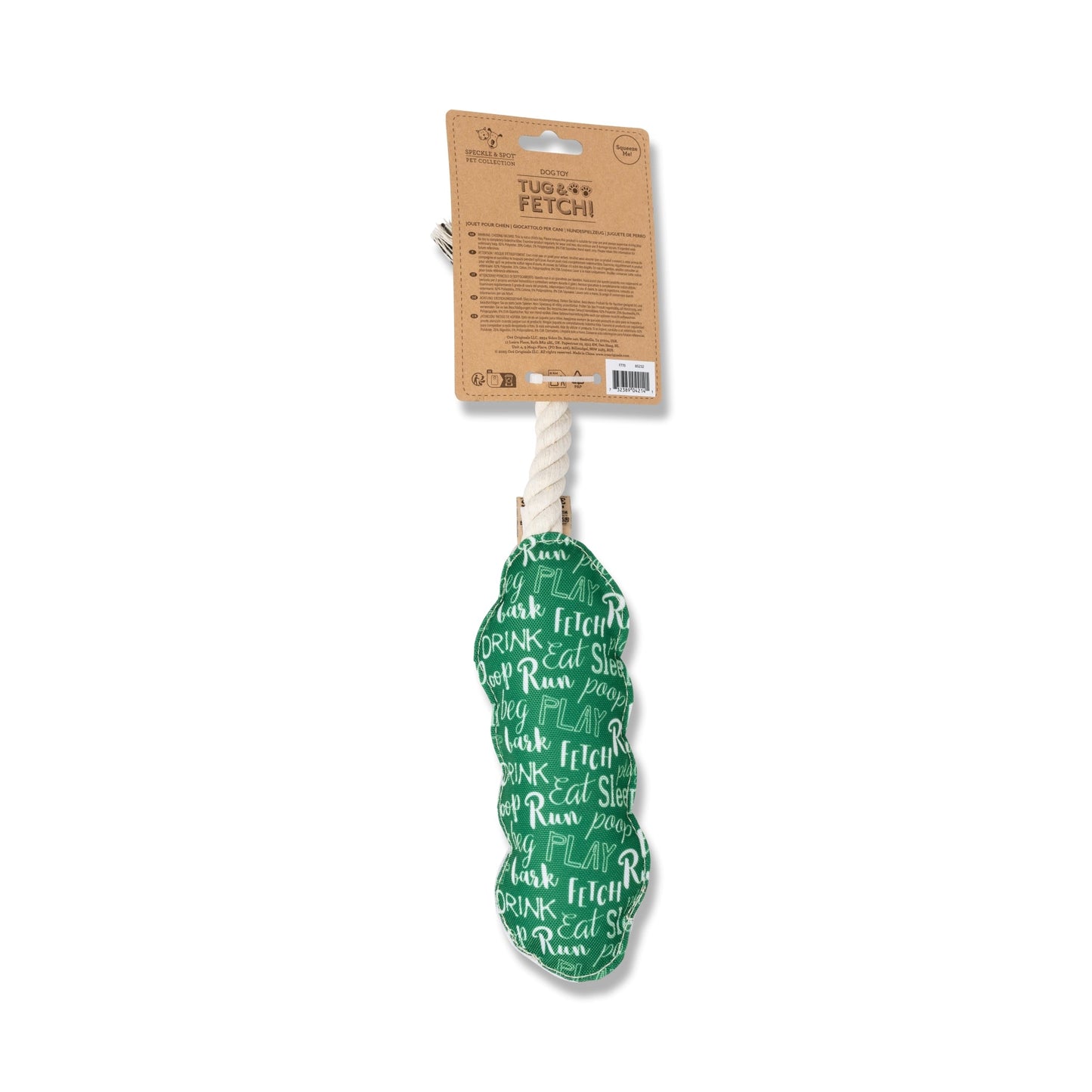 Speckle & Spot Pet Rope Toy - Olives