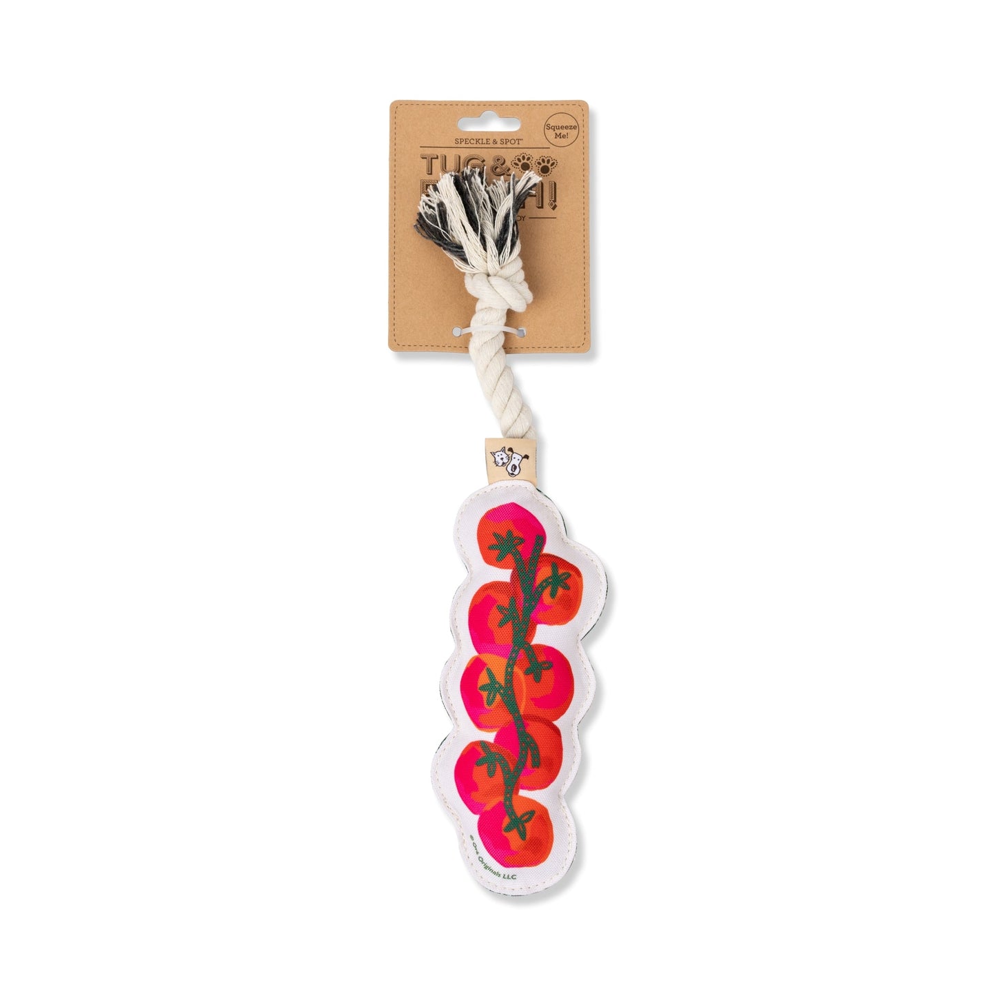Speckle & Spot Pet Rope Toy - Tomatoes