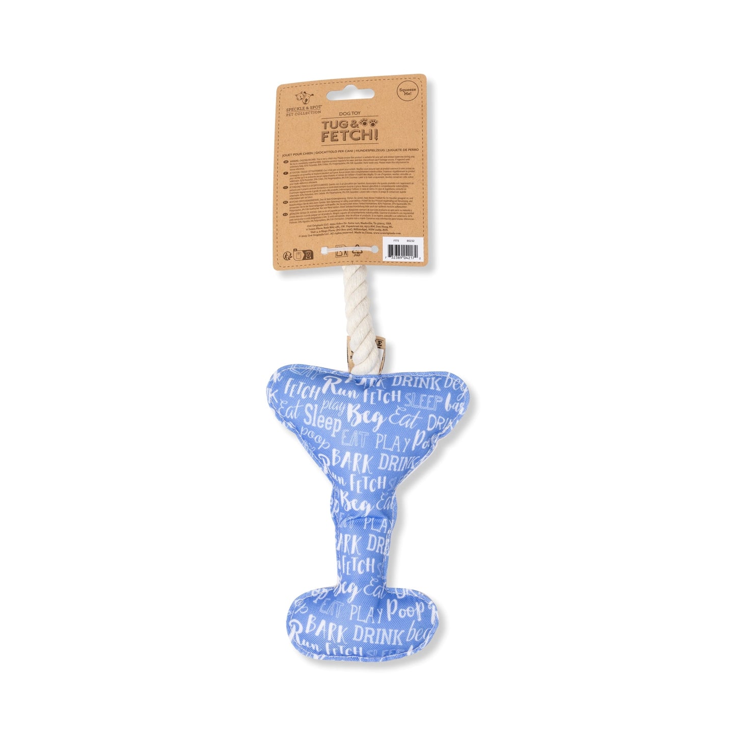 Speckle & Spot Pet Rope Toy - Martini
