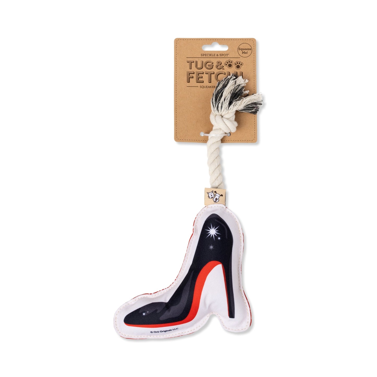 Speckle & Spot Pet Rope Toy - High Heel Shoe
