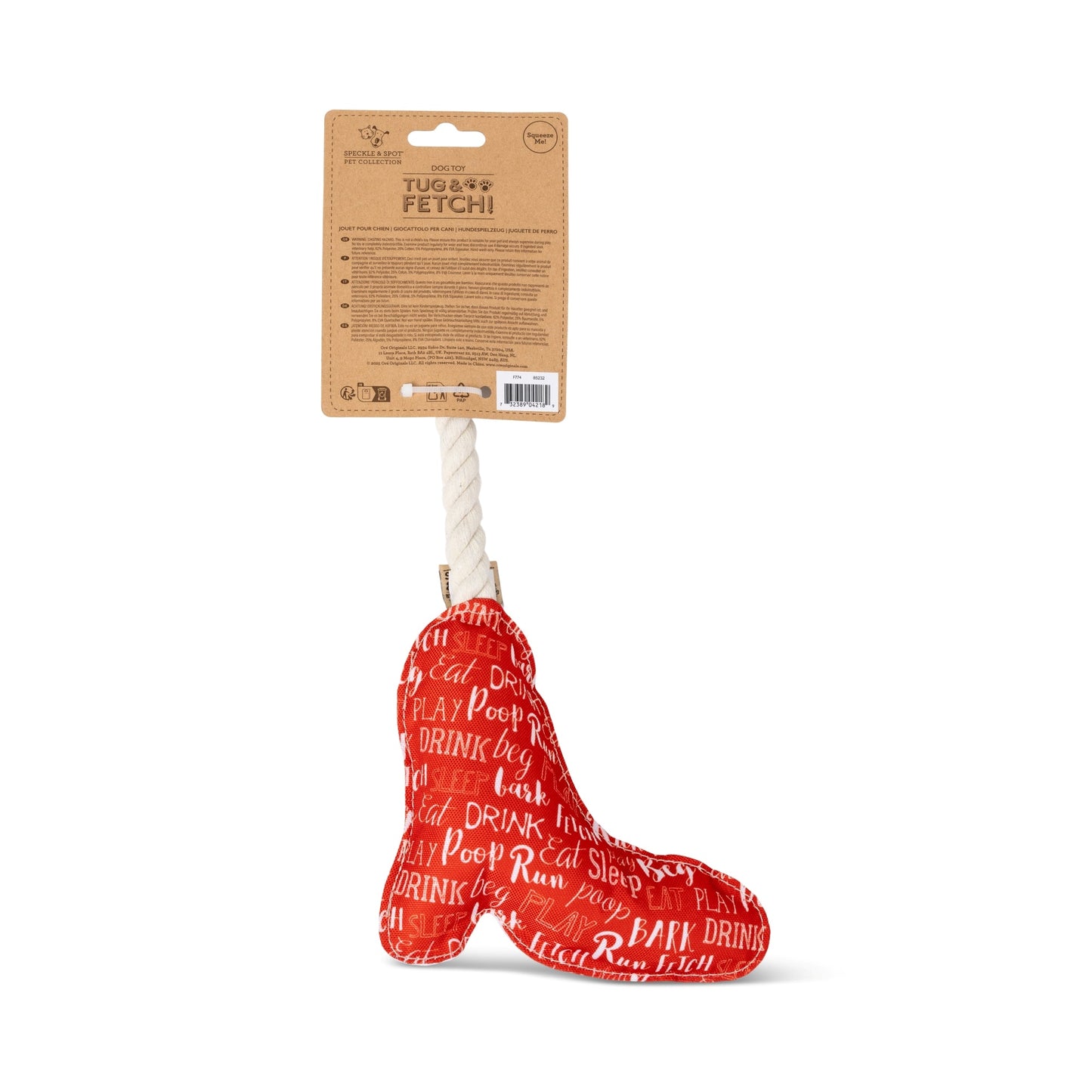 Speckle & Spot Pet Rope Toy - High Heel Shoe