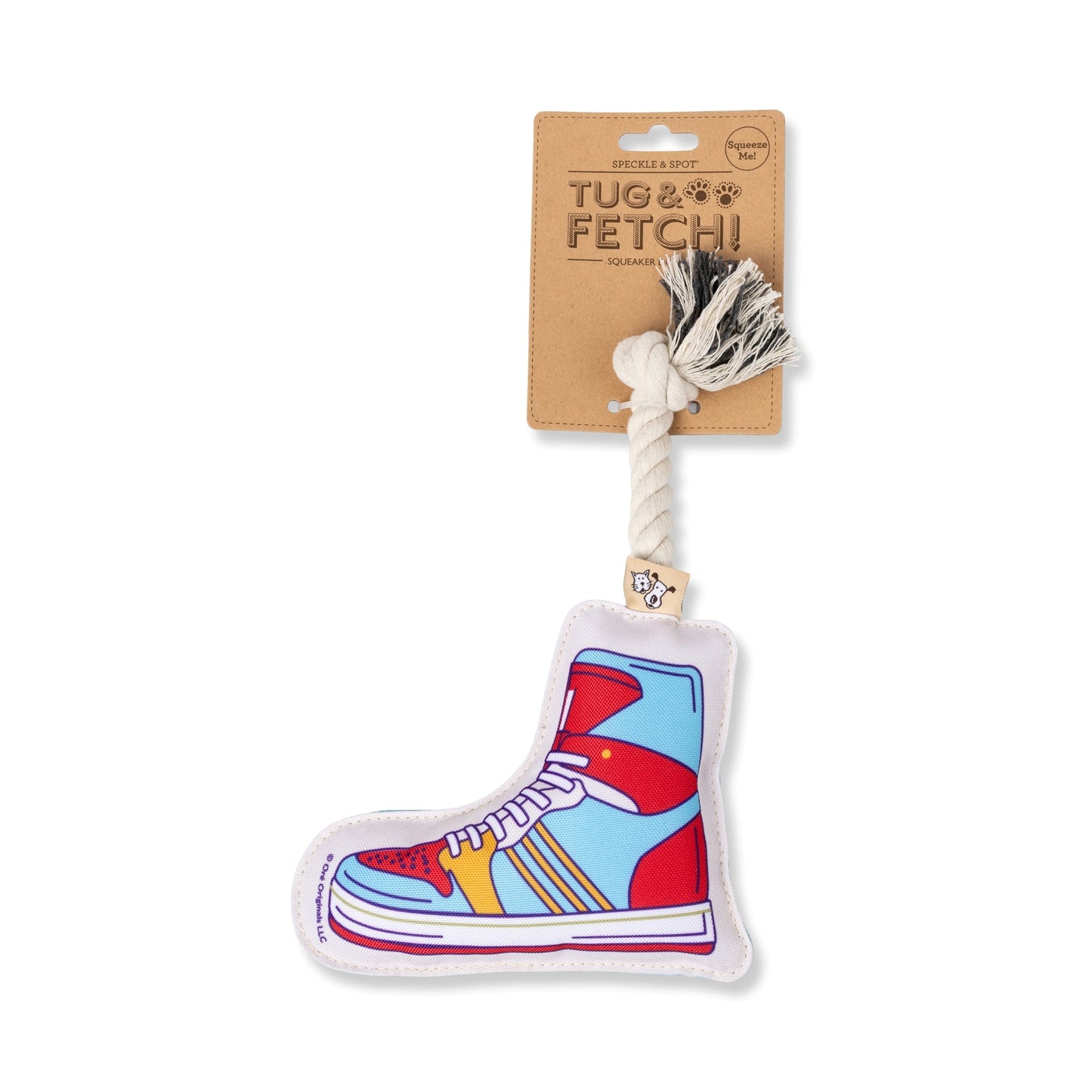 Speckle & Spot Pet Rope Toy - High Top Sneaker