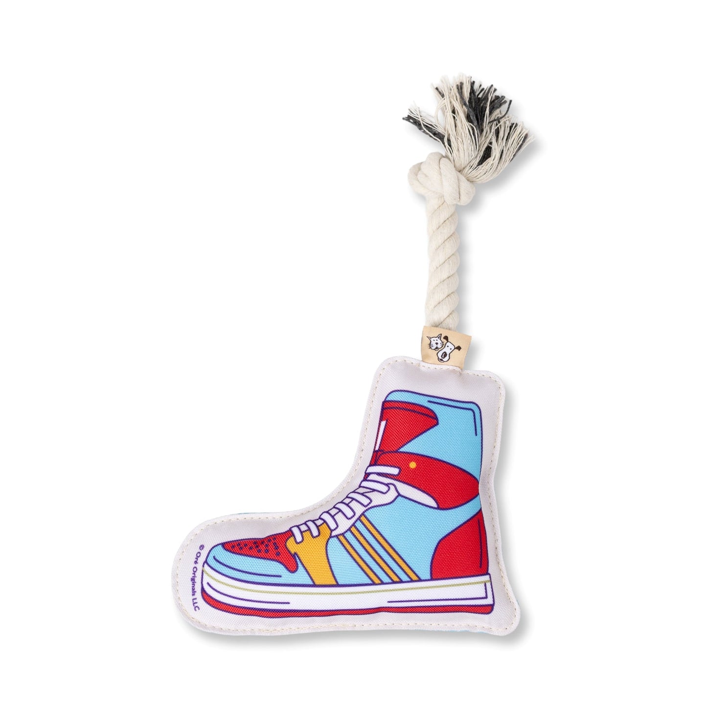 Speckle & Spot Pet Rope Toy - High Top Sneaker