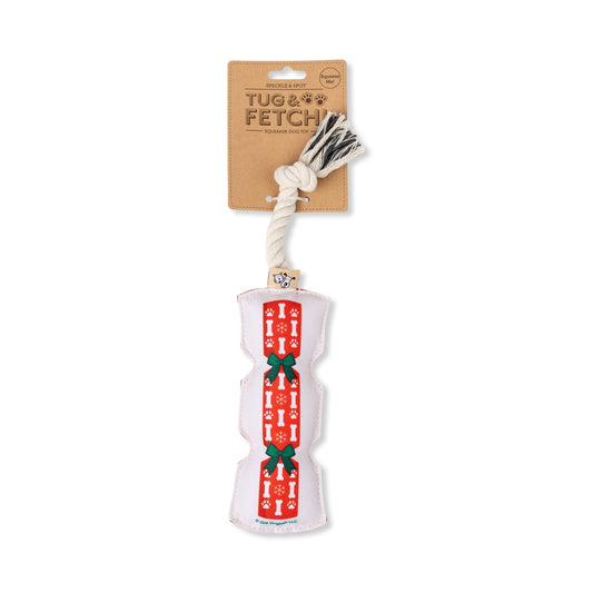 Speckle & Spot Pet Rope Toy - Holiday Cracker
