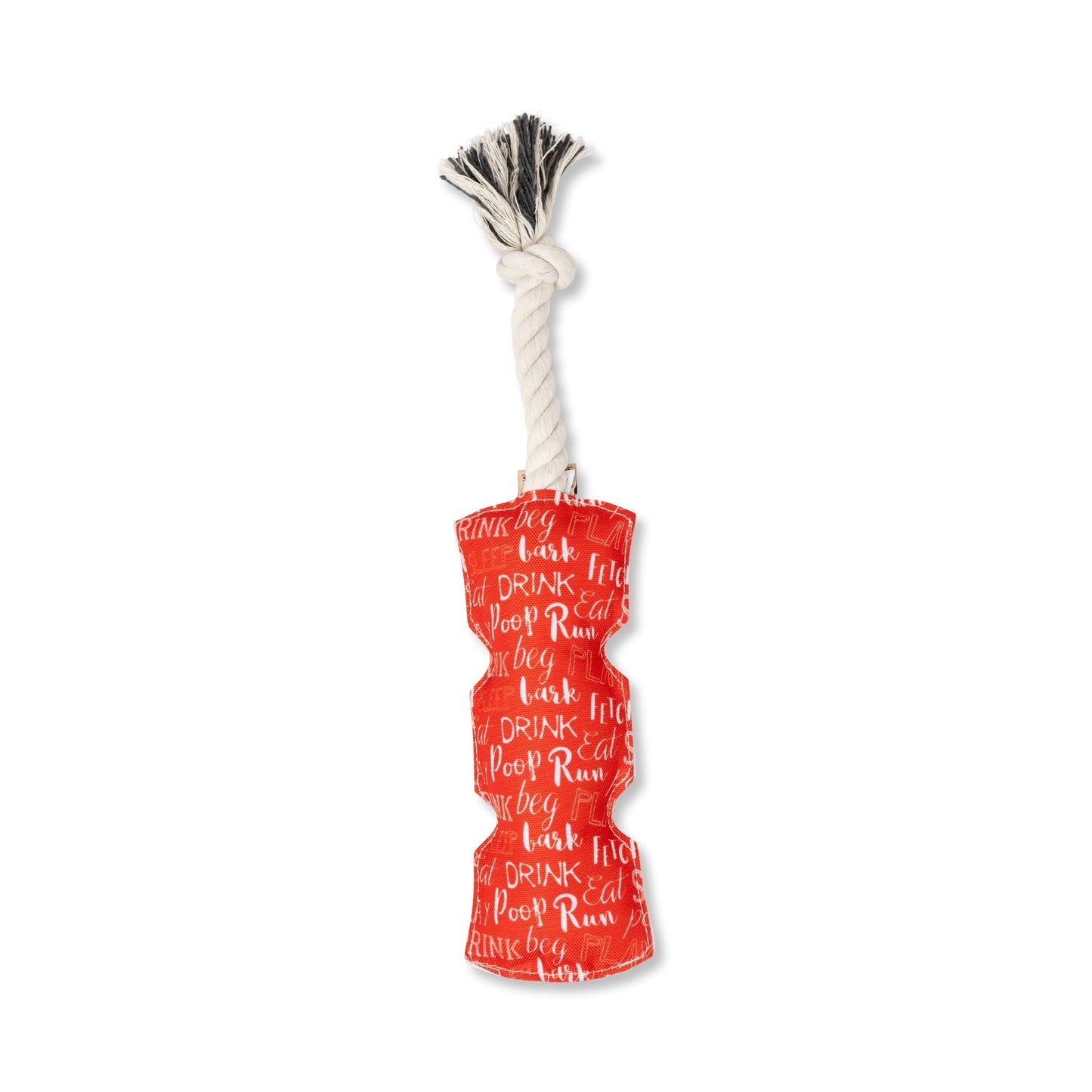 Speckle & Spot Pet Rope Toy - Holiday Cracker
