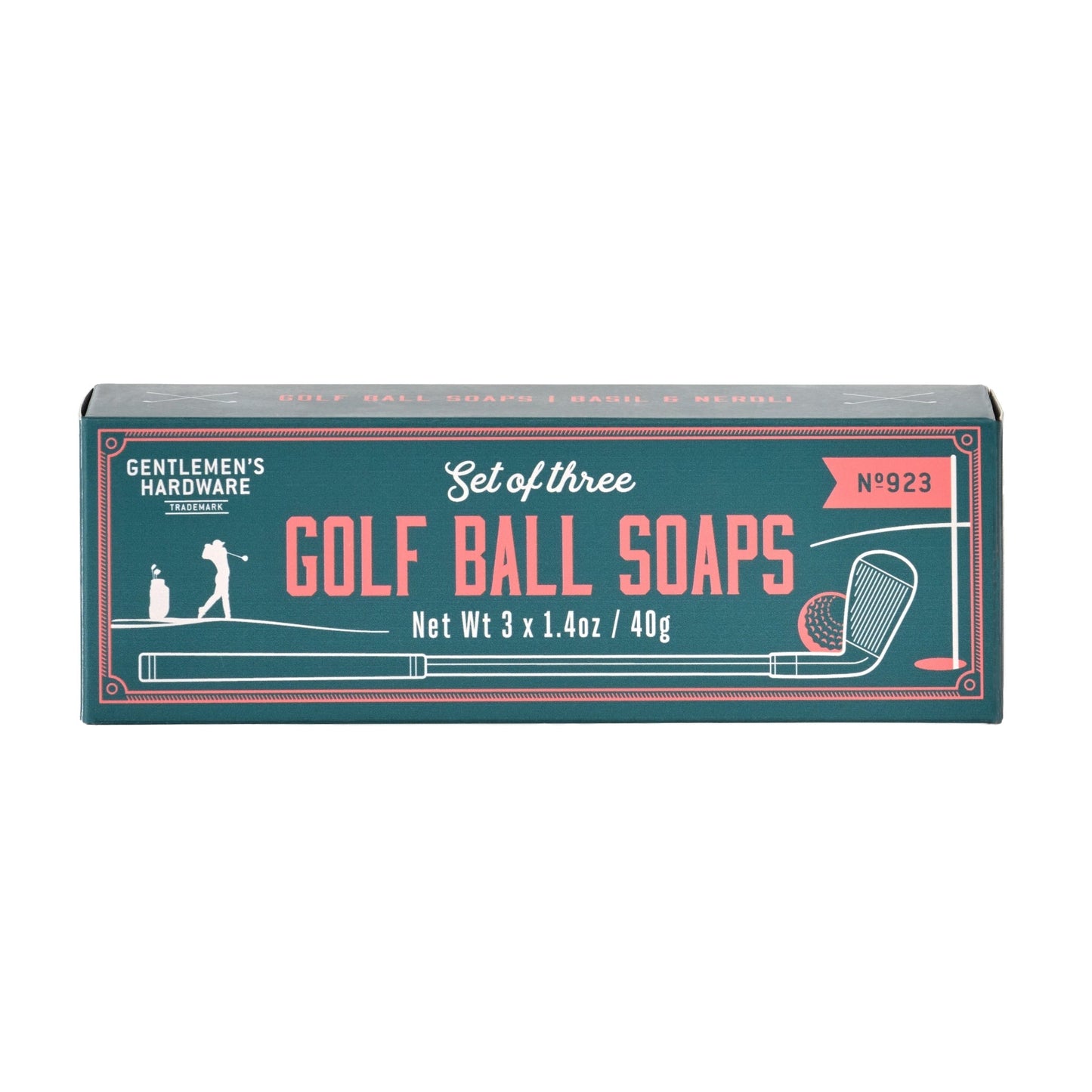 Golf Ball Soaps (Set of 3) - Basil and Neroli