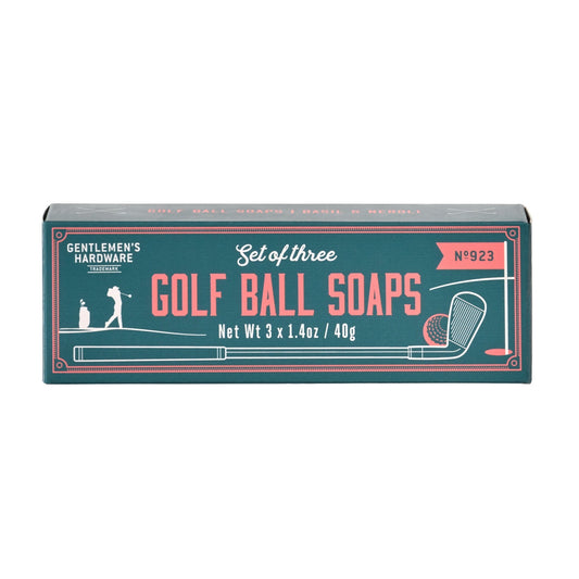 Golf Ball Soaps (Set of 3) - Basil and Neroli