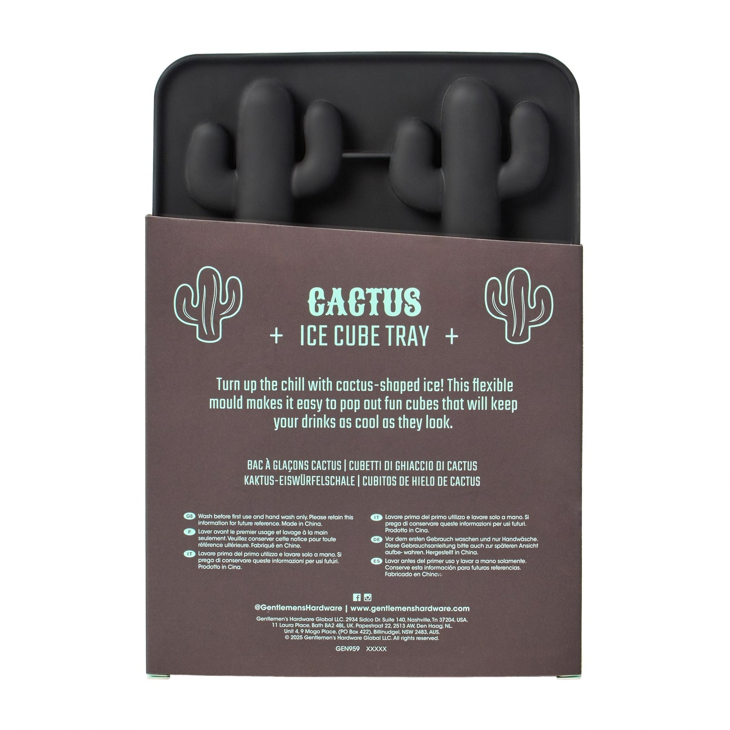 Gentlemen's Hardware Cactus Ice Cube Tray
