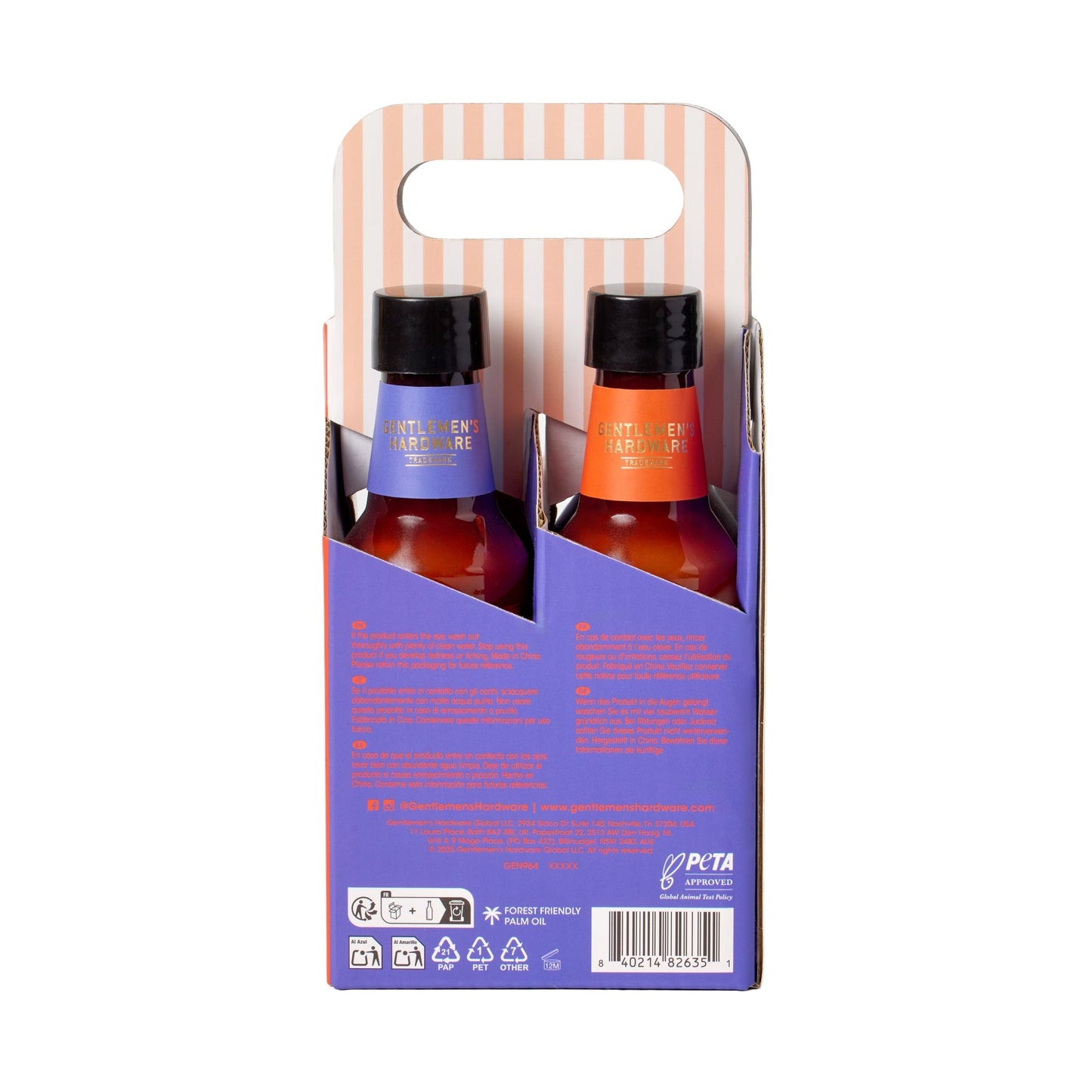 Gentlemen's Hardware Beer Bottle Grooming Gift Set
