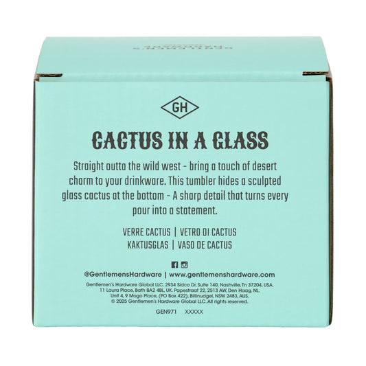 Gentlemen's Hardware Cactus Glass