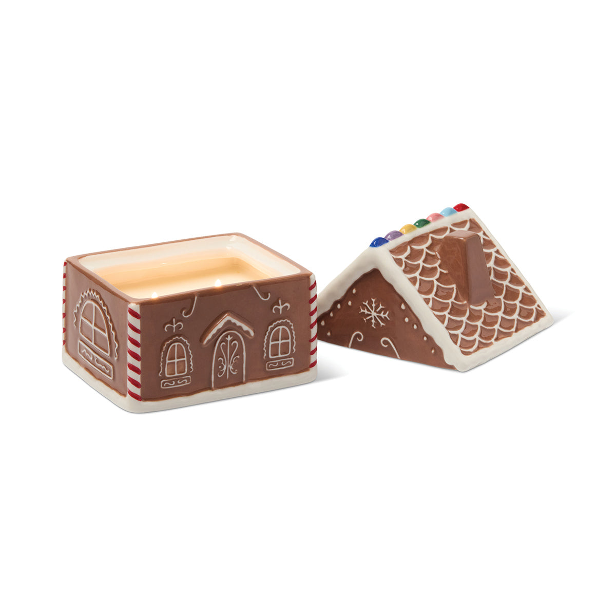 Paddywax Gingerbread 9.5oz/269g Ceramic House Candle - Gingerbread