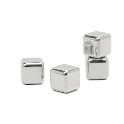 The Ruby Cocktail Chillers in Silver - Set of 4