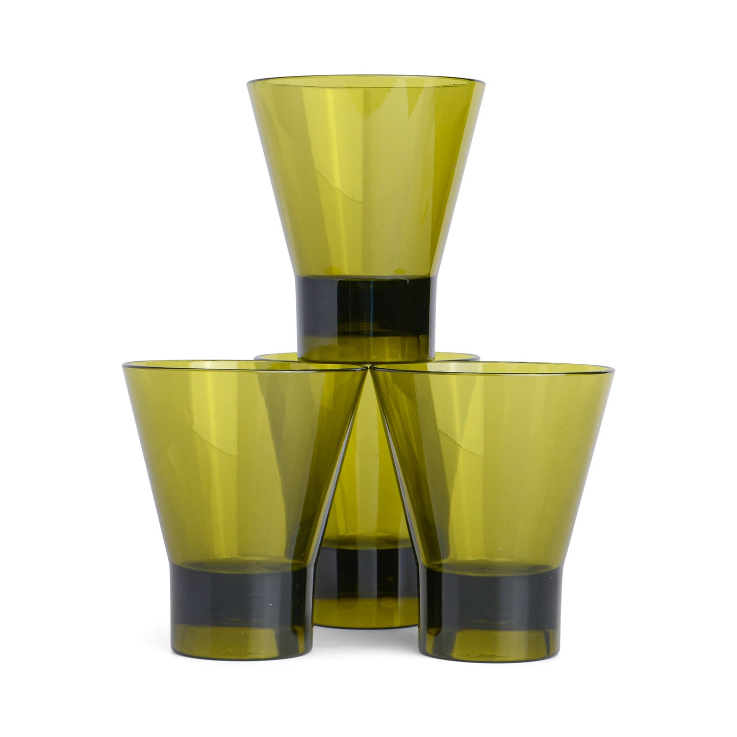 The Gilda Tumbler - Set Of 4 Olive