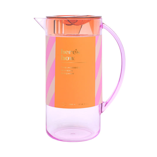 The Hobbes Pitcher - Lilac + Orange