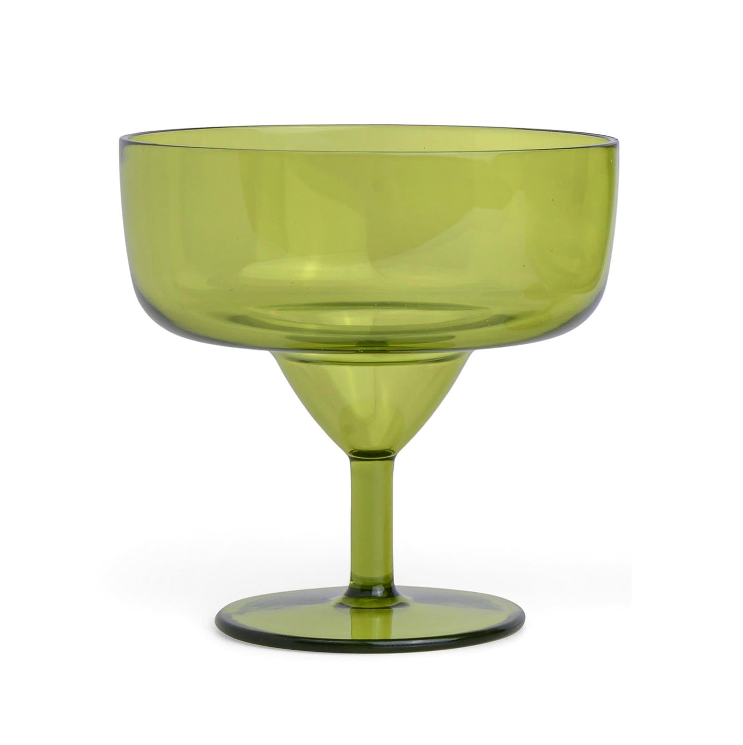 The Rue Margarita Glass - Set Of 4 Olive