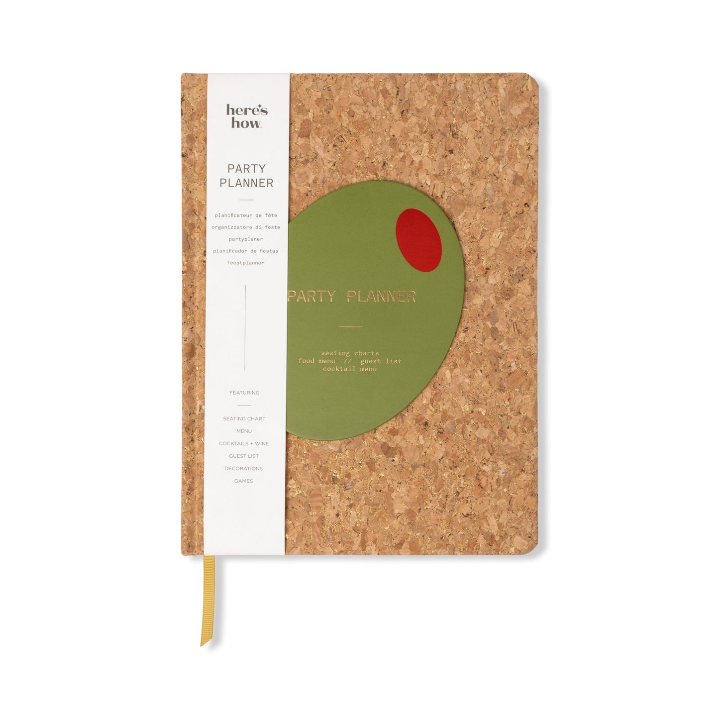 Here's How Party Planner - Cork Olive