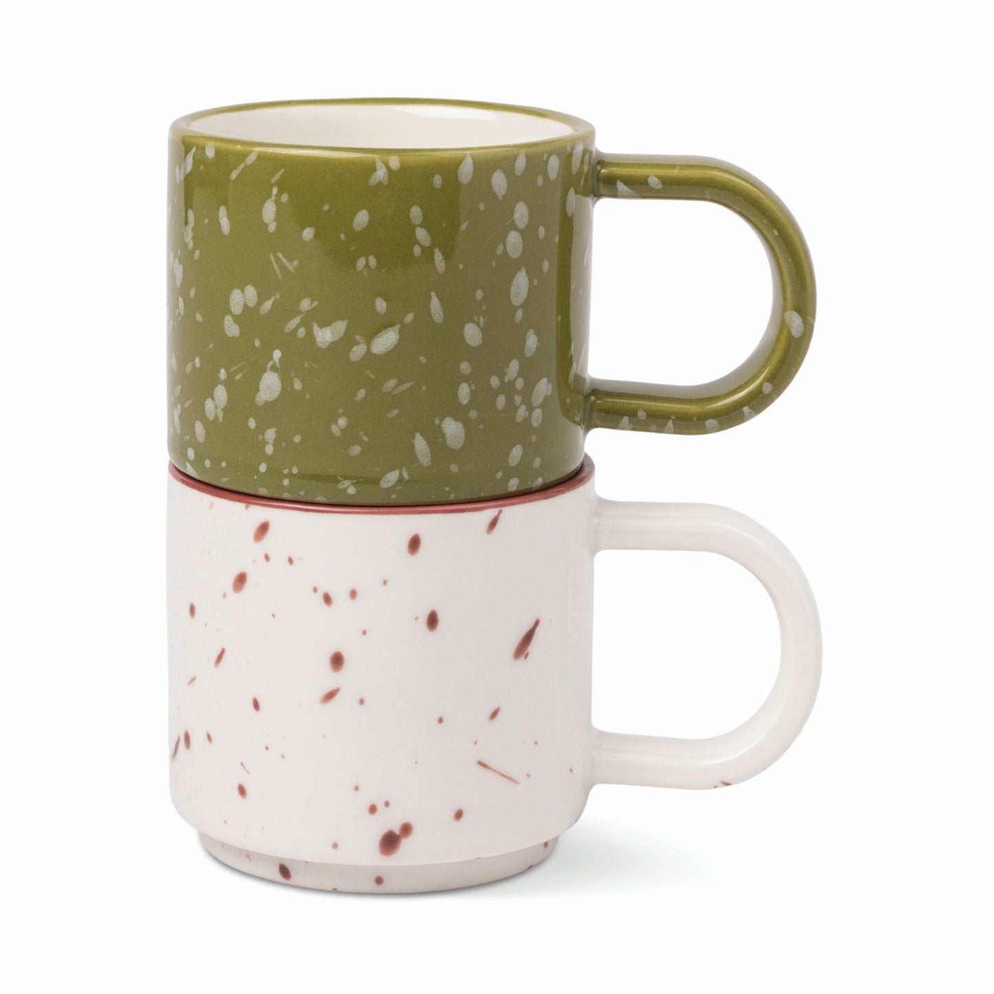 Here's How The Simon Espresso Cups - Set of 2 - Cream + Olive