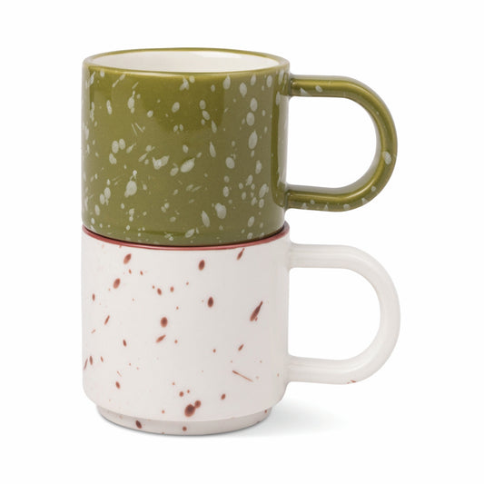 Here's How The Simon Espresso Cups - Set of 2 - Cream + Olive
