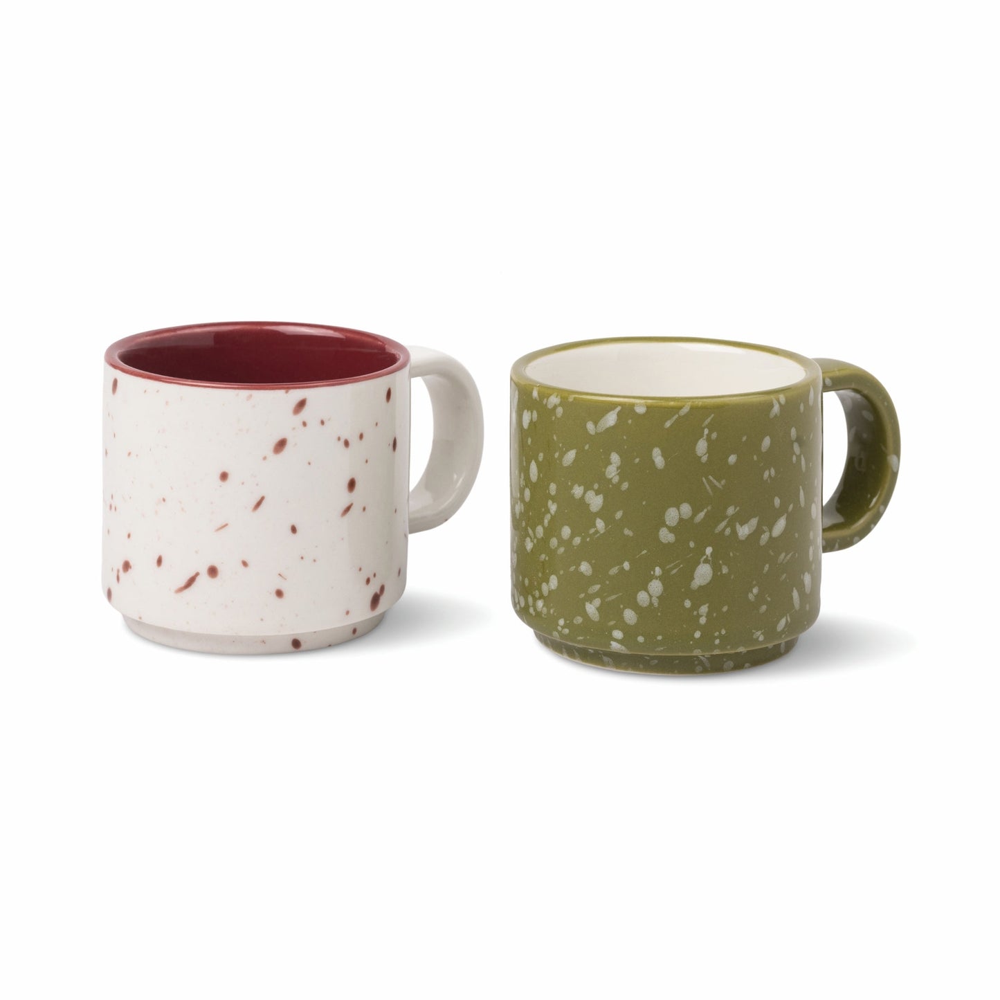 Here's How The Simon Espresso Cups - Set of 2 - Cream + Olive