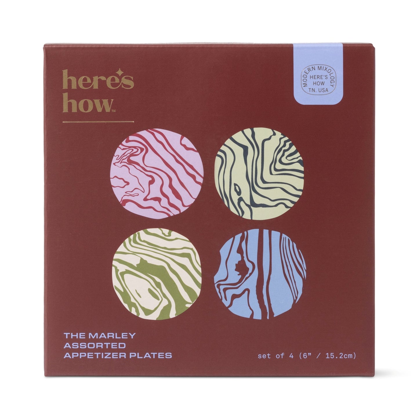Here's How The Marley Appetizer Plates - Set of 4 - Contour