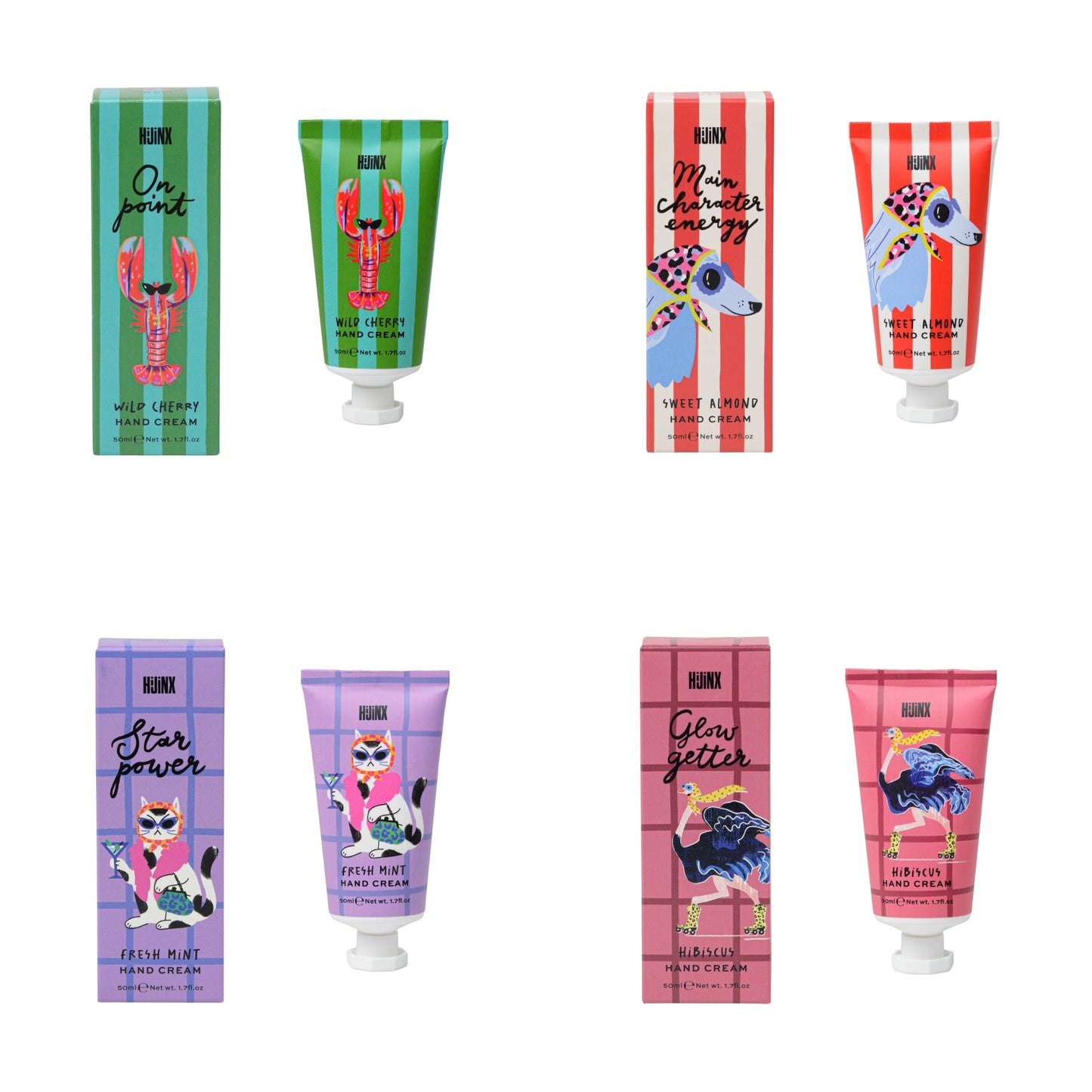 Hijinx Hand Cream (50ml) Mixed CDU (20 pcs)