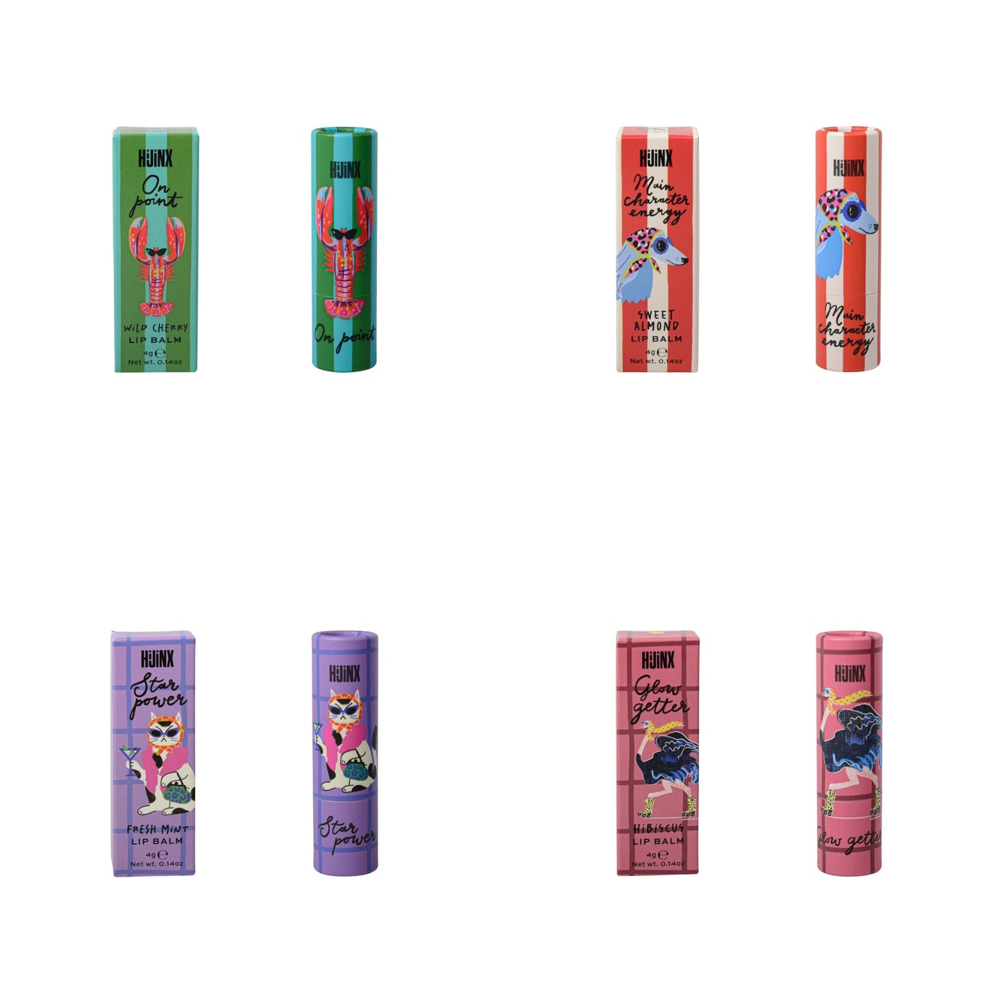 Hijinx Lip Balm (4g) Mixed CDU (20 pcs)