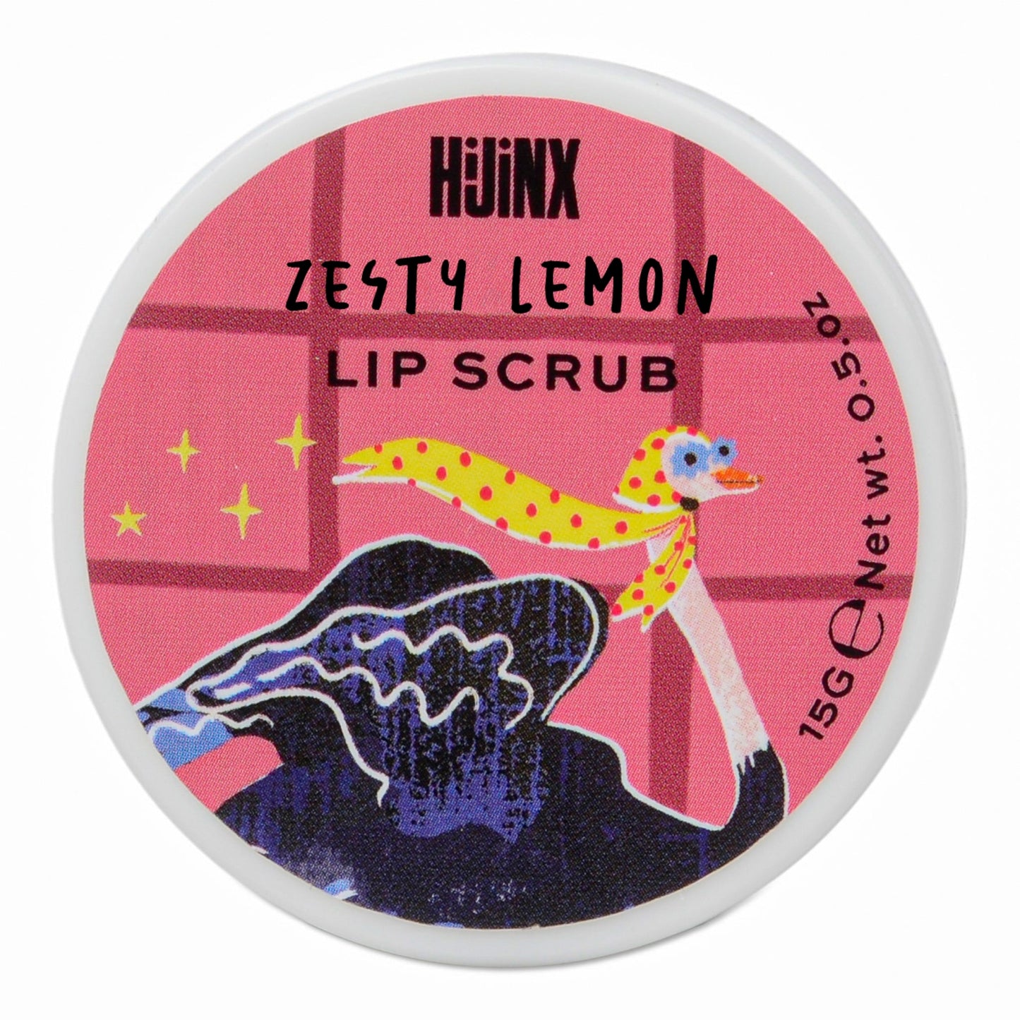 Hijinx Lip Scrub (15g) Glow Getter - Zesty Lemon