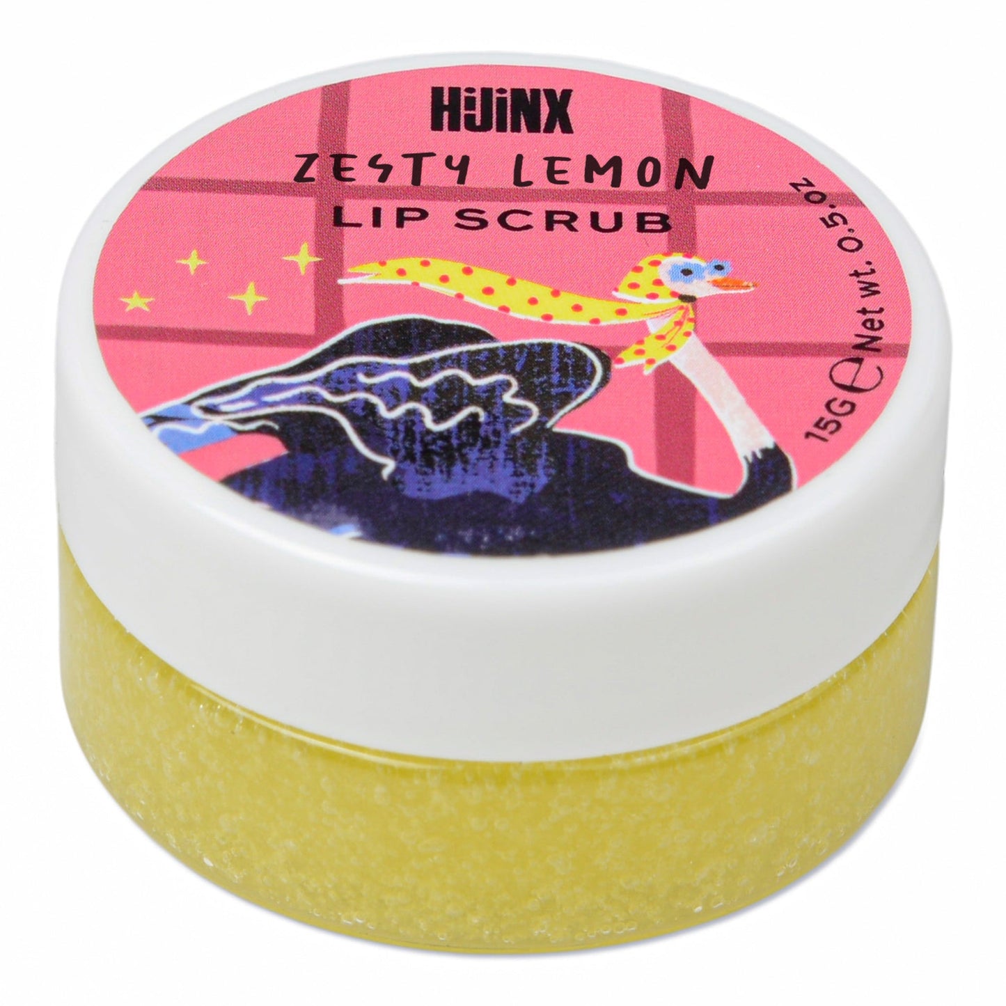 Hijinx Lip Scrub (15g) Glow Getter - Zesty Lemon