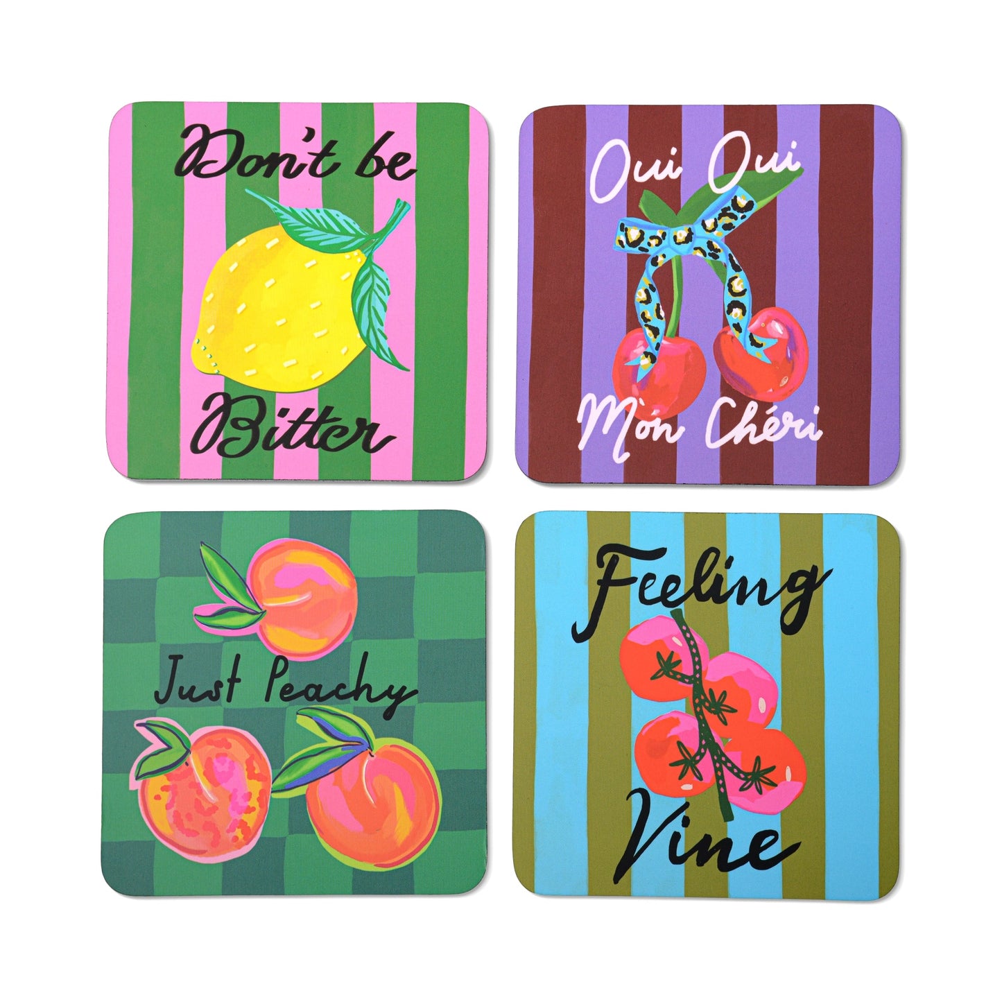 Hijinx Coasters (Set of 4) The Fruity