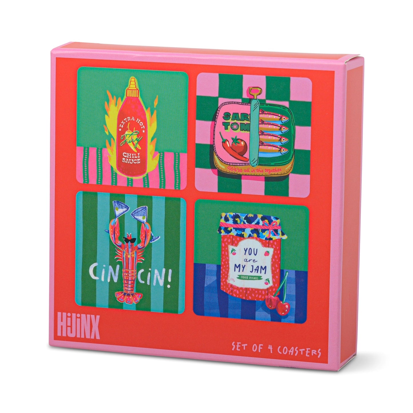 Hijinx Coasters (Set of 4) The Foodie