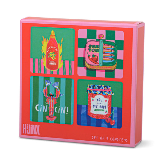 Hijinx Coasters (Set of 4) The Foodie