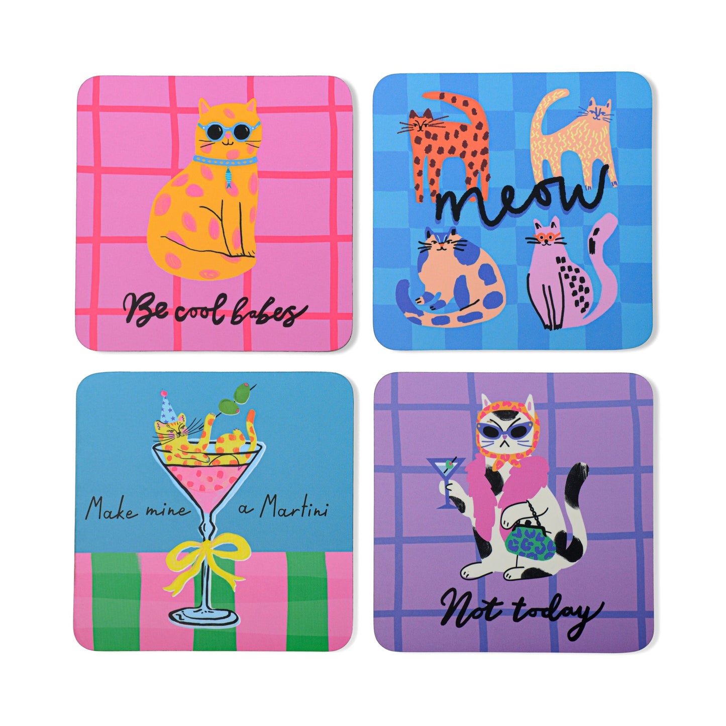 Hijinx Coasters (Set of 4) The Cat Lover