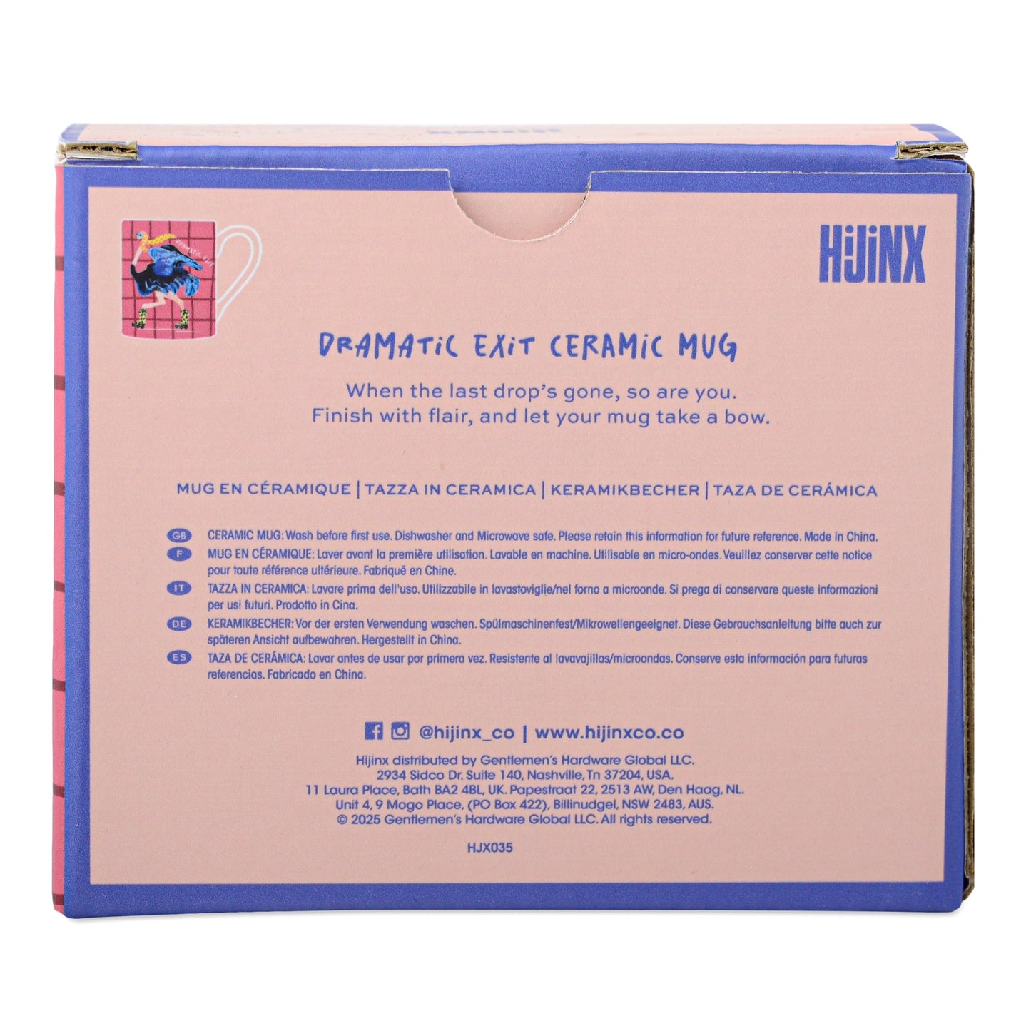 Hijinx Mug - Dramatic Exit
