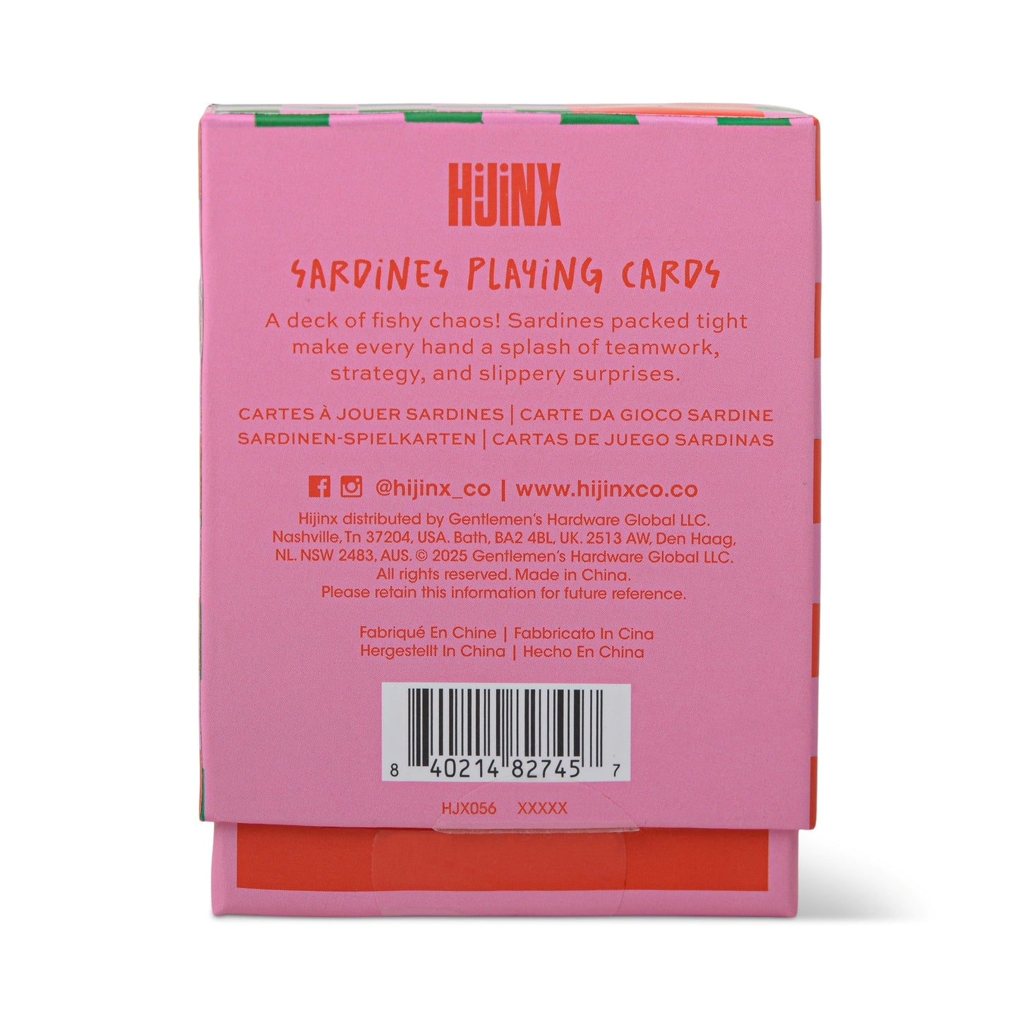 Hijinx Playing Cards - Sardines