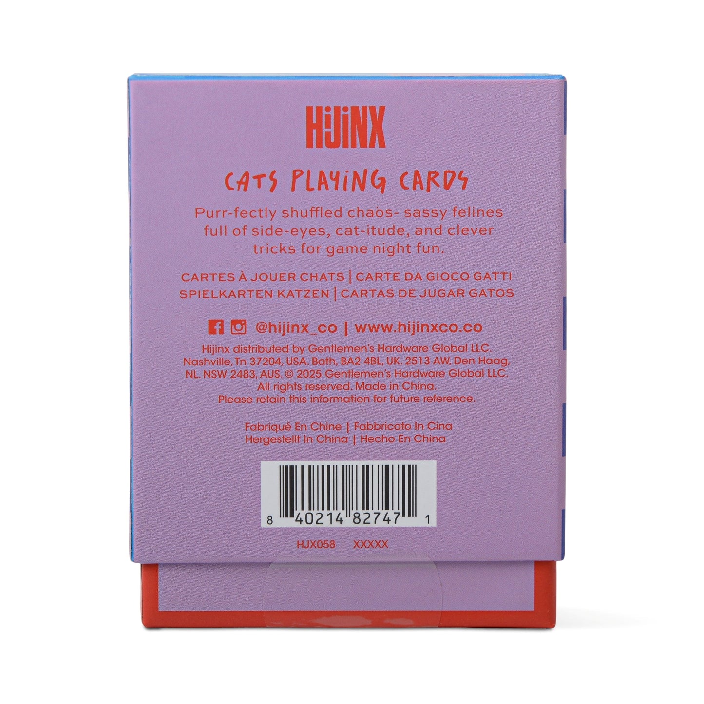 Hijinx Playing Cards - Cats