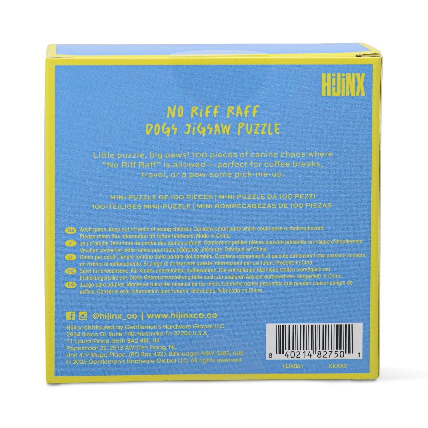 Hijinx Mini Puzzle (100pc) No Riff Raff