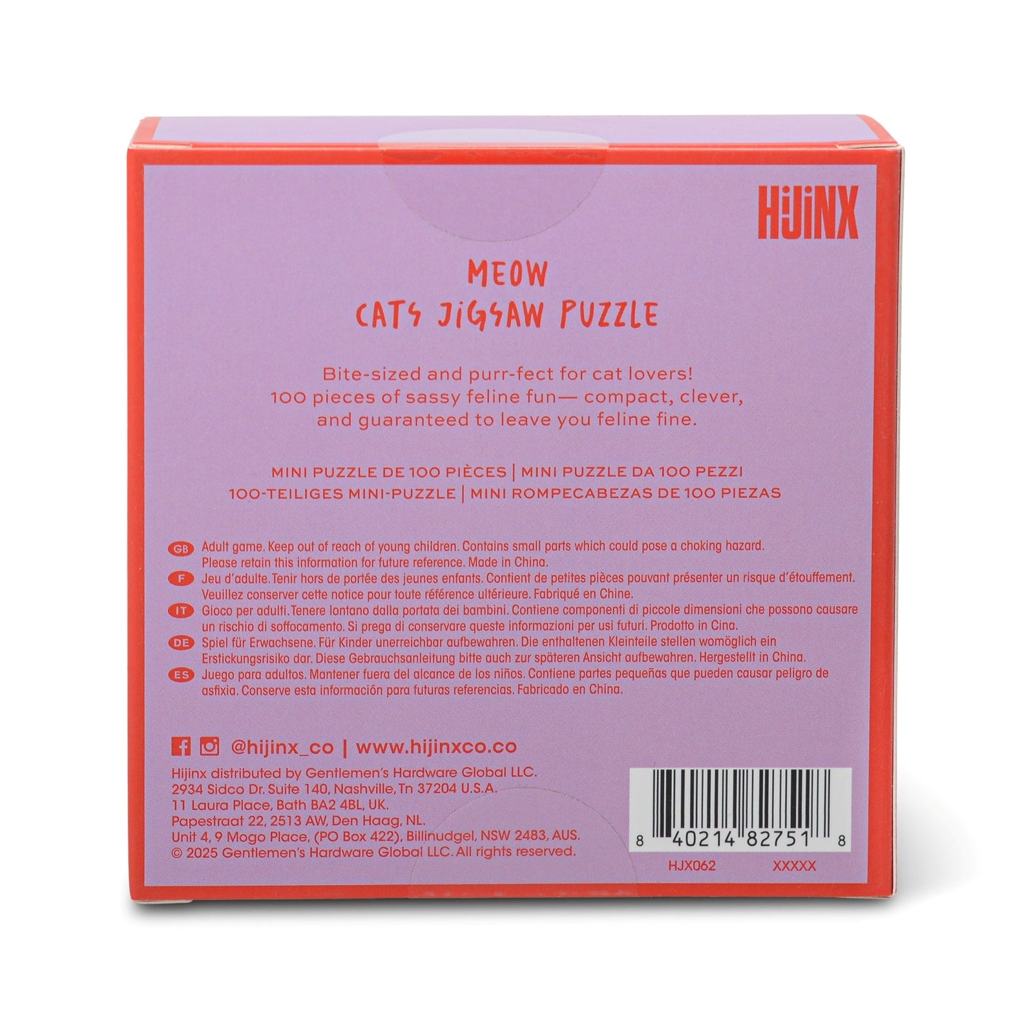 Hijinx Mini Puzzle (100pc) Meow
