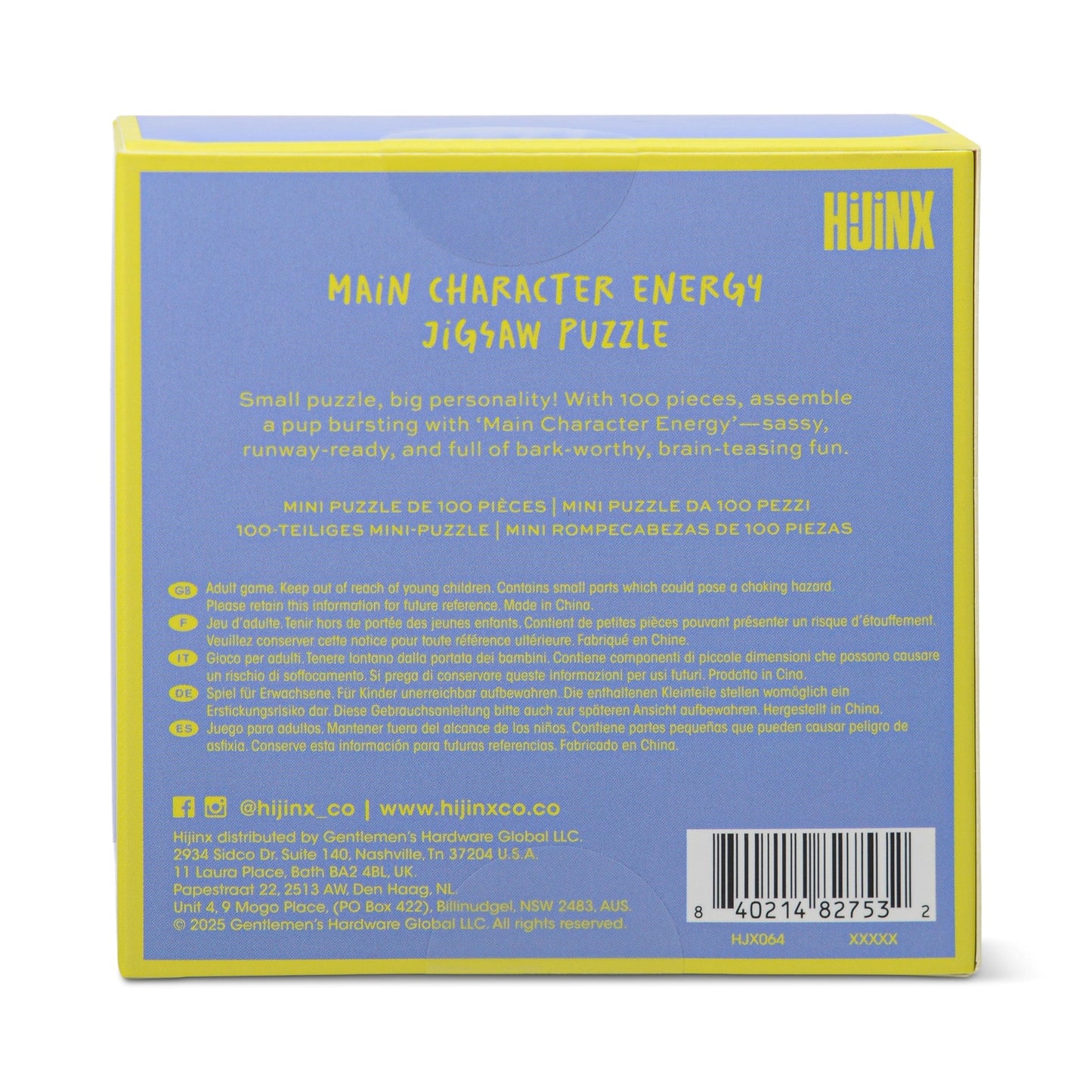 Hijinx Mini Puzzle (100pc) Main Character Energy