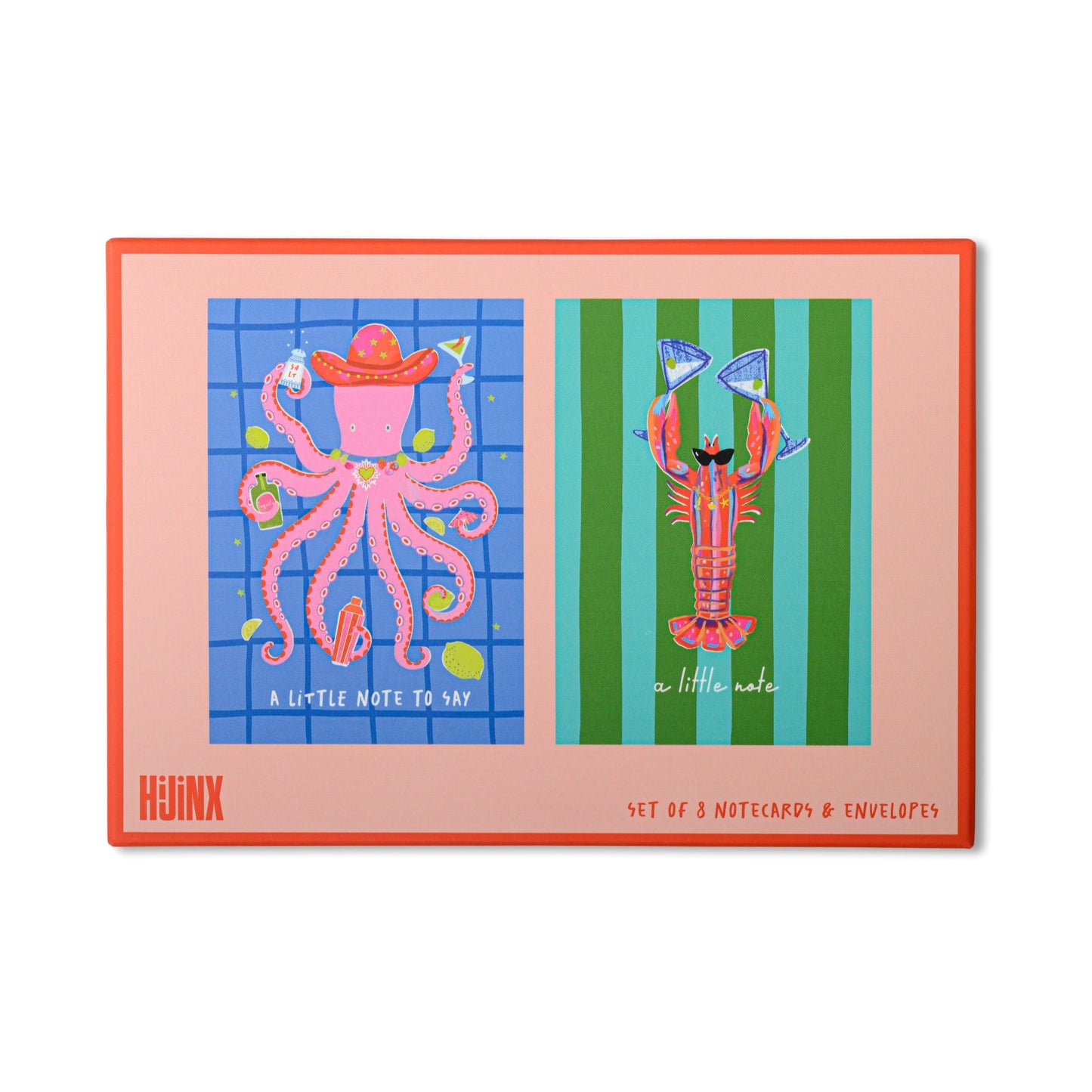 Hijinx Notecards (Set of 8 ) Ocean Notes